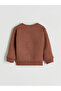 Crew Neck Floral Girl's Sweatshirt - 5