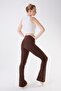 434 Brown Color Recovery and Extra Stretch Effect Normal Waist Spanish Leggings - 3