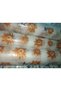 Foam Shelf Cover Cover Wild Flowers Copper Tone Orange 45 Cmx 4m
