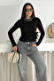 Women's Tie-Waist Long Sleeve Blouse – Minimal & Urban Style - 7