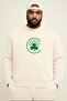 3 Yarn Combed Cotton Celtics Printed Large Size Unisex Sweatshirt