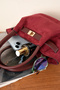 New Season Lock Detailed Suede-Nubuck Mini Bag - 7