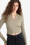 Women's Sweater X4929Az/Kh196 Khaki - 2