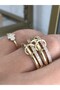 Multi Pink Stone Detailed Ring Model Ring