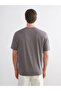Rmz Gi̇yi̇m Farkiyla Zero Roba Collar Combed Cotton Men's T-Shirt - 5