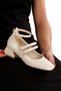 Square Toe, Closed Toe, Double Buckle, with Accessories, 4cm Thick Heel, New Season Women's Shoes - 3