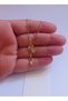 Bow Figured Zircon Stone Gold Color Chain Women's Necklace Tarnish Resistant Steel Necklace Style - 7