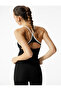 Slim Fit Cross Strap Back Detailed Sports Blouse