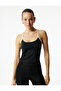 Slim Fit Cross Strap Back Detailed Sports Blouse - 2