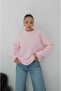 Light Pink Zane Soft Textured Sweater - 2
