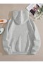 3 Thread Brooklyn New York Sweatshirt - Gray Printed Oversize Hoodie - 2