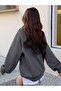 Romantic Love Winter Thick Sweatshirt - Smoked Printed Oversized Crew Neck - 2