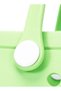 EVA Rubber Beach Tote Bag with 5 Summer Charms for Women & Family - (Green - Large) - 6