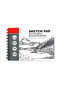 A4 Sketch Pad – 24 Sheets, 160 GSM Smooth Drawing Paper, Artist Sketchbook