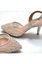 Crystal Stone Evening Shoes, Crystal Stone Bridal Shoes, Bridal Shoes, Evening Shoes - 2