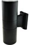 Outdoor LED Wall Light, Up/Down 2x10W, IP65 Waterproof, Black, Daylight, GLO-WLC2X10DL
