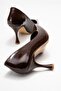 Brown - Pointed Toe Women's Stiletto - 4