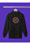 Red Hot Chili Pepper Printed Cotton Long Sleeve Ribbed 3 Thread Hooded Rock Sweatshirt - 2