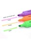 Assorted 6 Vibrant Color Highlighter Marker Set - 3