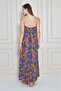 Women's Strapless Lined Chiffon Midi Summer Dress 700-3753374 - 4