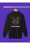 Radiohead Printed Cotton Long Sleeve Ribbed 3-Ply Hooded Rock Sweatshirt