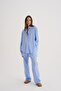 Light Blue Mixed Striped Pj Koton Pants - 3