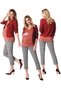 3/4 checked trousers - 3