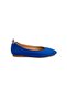 Blue Satin Design Ballerinas - 3