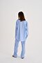 Light Blue Mixed Striped Pj Koton Pants - 5