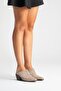 Devina women's genuine leather western slippers mink suede - 2