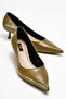 Green - Short Heeled Women's Stiletto