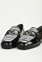Black and White Women's Loafer Pc-55211 - 2