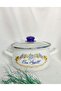 Belly Flower Enamel Pot 2750 ml 20 cm Diameter Milk Yogurt Soup Pot - 3