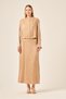 Women's Kraş Skirt Suit Beige 31171 - 5
