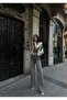 Women's Washable Tinted Wide Leg Loose Denim Jeans - 5