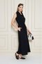 Women's Long Aerobin Dress – Shirt Collar , Sleeveless, Belt Pieces, Side Pocketed Summer Dress- 700-3762385 - 6