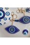 Luxury Gift Evil Eye Beaded Stone Eye Keychain - Bag Ornament (14,X9,5 cm) - 2