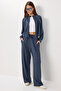 Contrast Stripe Modal Top and Bottom Set Lby0012 Smoked