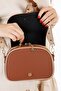 Women's Long Strap Crossbody Shoulder Bag - Tan - 6