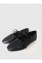 Black Women's Lace-Up Ballerinas - 4
