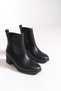 Tamnesra Women's Boots 0012612 Black Leather - 8