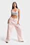 Women's Powder Color Palazzo Fit Fabric Denim - 2