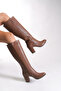 Women's Below-The-Knee Boots 0012500 Tan Skin - 2
