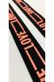 Black Powder Color Love Written Rubber Strip - 2