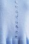 6954 women's ruffle detailed v-neck knitwear sweater baby blue - 5