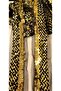 Black Gold Puls Sequin Ribbon on Black Tulle - 3