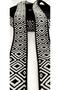 Black Cream Ethnic Ribbon