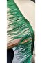 Ostrich Feather Stripe Green (9 cm) – Lace - 4