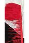 Ostrich Feather Strip Red (9 Cm)
