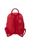 Angelo red genuine leather backpack - 3
